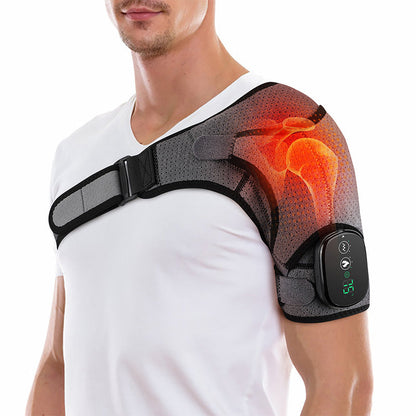 Heated Shoulder Brace with Vibration for Men & Women