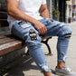 Last Day – Special Price! ⏰✨Men's Ripped Skinny Jeans