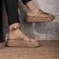 📢📢50% OFF !!!⏰Trendy Toe-Loop Platform Sandals – Lightweight & All-Match for Daily Wear