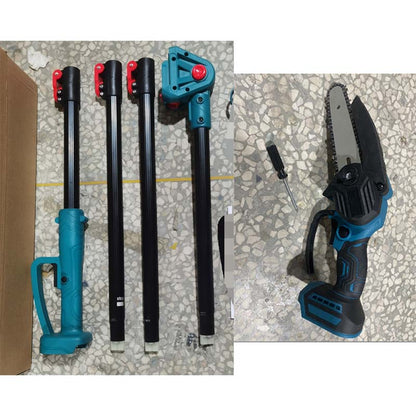 🌞 Spring into Savings: 50% Off!🔥 2-in-1 Cordless Pole Saw & Hand Chain Saw | Safe Pruning Without a Ladder | 21V Cordless