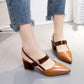 Limited Time Discount 💸Women's Stylish Pointed Toe Chunky High-heel Sandals
