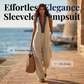 ✅ Last 30 pieces – 50% OFF! Don't wait! 🏃‍♀️💨Women's Sleeveless V-Neck Wide-Leg Jumpsuit
