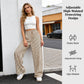 🥳2026 HOT SALE🥳💞50K+ SOLD!💥🎀💫 50% OFF! Striped Wide-Leg Pants – Elastic drawstring waist, no binding. Vertical stripes create slimming effect. Lightweight fabric, all-day comfort. A wardrobe essential. 🛡️🕊️