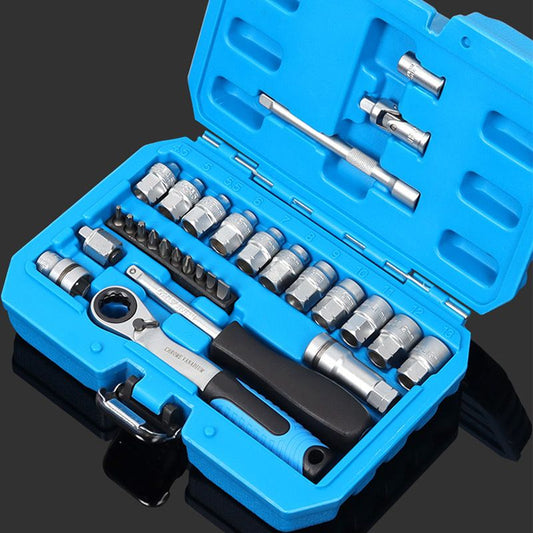 29pcs Core Ratchet Socket Wrench Kit✅ Limited time discount – home essential. One box solves all your tool needs. Don't miss out!