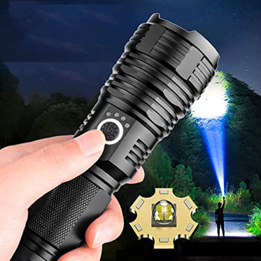 Set of Super Bright Waterproof Rechargeable Flashlights with Zoom🎉 Limited time deal – grab your set today!