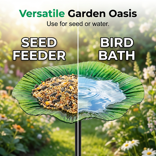 🌸Limited Time Special Price ￡10.99!!🪷Vibrant Garden Flower Stake Bird Feeder🍃