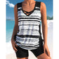 ⏰LAST DAY 57% OFF - Miraclesuit Women's Tummy Control Tankini Set with Built-In Bra – Flattering Boho Swimwear with Shorts🔥 Buy 2 Free Shipping
