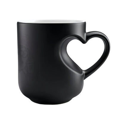 olor Changing Heart Handle Ceramic Mug 💕