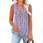 📢LAST DAY SPECIAL PRICE: ￡14.99!⏰Women's Printed Button Sleeveless Top