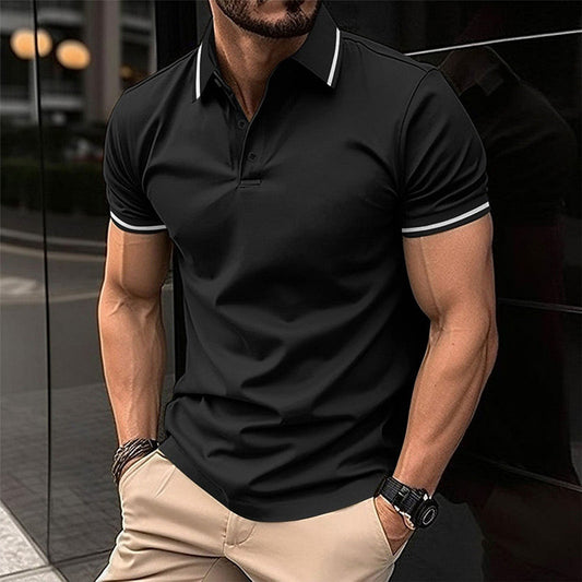 🏆LAST DAY SALE 50% OFF🔥Men's Button Down Ribbed Collar Sports Shirt