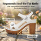 👡 FLASH SALE: 50% OFF! 🏖️ Women's Platform One-Strap Sandals – Adjustable Velcro, Cushioned Insole & Anti-Slip Grip ✨