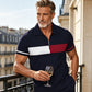 Men's Casual Zipper Shirt & Shorts Set