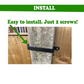 🚪🔧Two-in-one, rock-solid – cast iron door handles & railing reinforcement clamps!✨