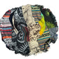 Patchwork Multicolored Mushroom Hemp Hat with Pocket   Buy 2  save £3 （Free Delivery）