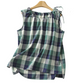 Limited time 50% OFF ~~Women's Plaid Tie-Shoulder Sleeveless Top      Buy  2  save £10
