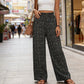 Women's Smocked High Waist Wide Leg Pants   Buy 2 Get 1 FREE（Bundle & save – plus free shipping! 📦🚚✨）
