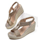 🥿New arrival 50% OFF!🌿Women's Casual Bohemian Woven Wedge Sandals