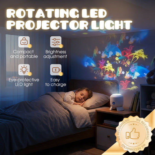 Limited Time Offer ⏰✨Dynamic Rotating LED Projector Light