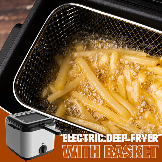 Limited Time Offer ⏰✨Electric Deep Fryer with Basket