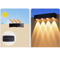 Multi-Color Outdoor Solar Wall Light