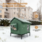 ⏰🔥LIMITED TIME 50% OFF! 🐈 All-Weather Elevated Outdoor Cat House – Waterproof, Insulated & Foldable for Cozy Comfort 🌧️✨