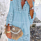 2026 New – 50% OFF – Women's Loose Cotton Linen Embroidered Dress 🌸👗