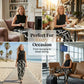 Women's Set – Sleeveless Top & Patterned Extra-Wide Pants – Airy, Elegant & Versatile – Perfect for Summer, Office & Vacation ✨🔥