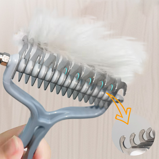 2-in-1 Pet Dematting & Deshedding Comb~Limited time 50% OFF – Premium quality – Bestseller! 🔥✨