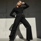 🎁2026 New Arrivals 50% OFF💥Women’s Asymmetrical Ruffle Wide-Leg Denim Pants