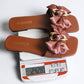 Bestseller – Limited Time Special Price! 🔥⏰Bow & Chain Decor Flat Slide Sandals