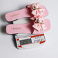 Bestseller – Limited Time Special Price! 🔥⏰Bow & Chain Decor Flat Slide Sandals