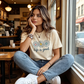 "🌼Life is Good😊" Daisy Graphic T-Shirt