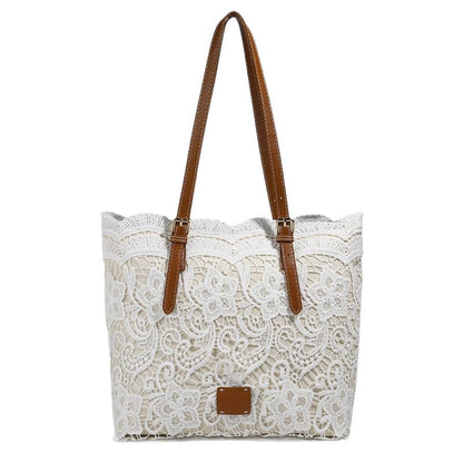 ✨🩷New Arrivals 50% oFF!🩷👜Elegant Lace Large Capacity Tote Bag