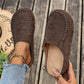 Women's Wide Fit Closed-Toe Mule Slippers - Cushioned Arch Support ✨