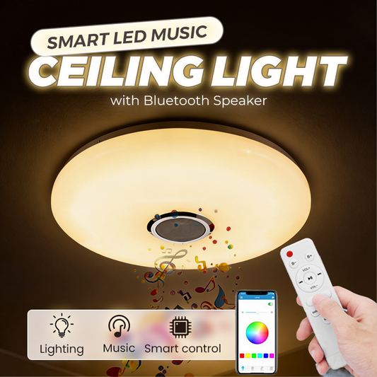 Limited time 50% OFF ⏰🔥Smart LED Music Ceiling Light with Bluetooth Speaker