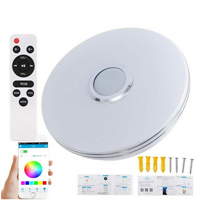 Limited time 50% OFF ⏰🔥Smart LED Music Ceiling Light with Bluetooth Speaker