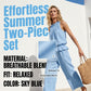 👗 LIMITED-TIME 50% OFF! ✨ Women’s Ruffled Two-Piece Set – Smocked Neck, Relaxed Fit, Vacation Style 🌺