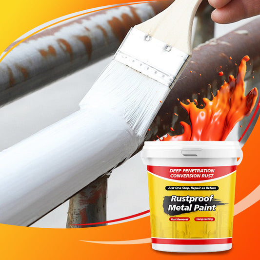 🔥Only ￡15.99💴 Limited Stock⏰Water-Based Anti-Rust Paint – Corrosion-Resistant, Waterproof. For Iron Gates, Railings, Car Skin & Machinery.