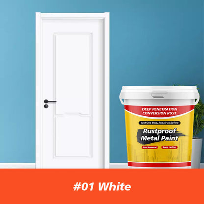 🔥Only ￡15.99💴 Limited Stock⏰Water-Based Anti-Rust Paint – Corrosion-Resistant, Waterproof. For Iron Gates, Railings, Car Skin & Machinery.
