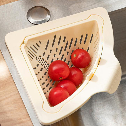 🏆LAST DAY SALE 50% OFF🔥Magnetic Suction Space-Saving Corner Sink Strainer