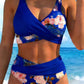 🏆LAST DAY SALE 50% OFF🔥Women's Floral Print High Waist Bikini Set