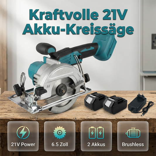 ⚡🛠️ 50% DISCOUNT! High-speed cordless circular saw with brushless motor – Powerful, cordless & precise