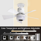 ✨While Supplies Last 50% OFF!🍃Smart Ceiling Fan with Light, RGB & Bluetooth Speaker