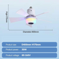 ✨While Supplies Last 50% OFF!🍃Smart Ceiling Fan with Light, RGB & Bluetooth Speaker
