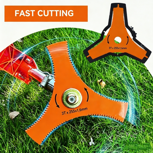 Buy 2 Get 1 FREE~3-Tooth Serrated Brush Cutter Blade