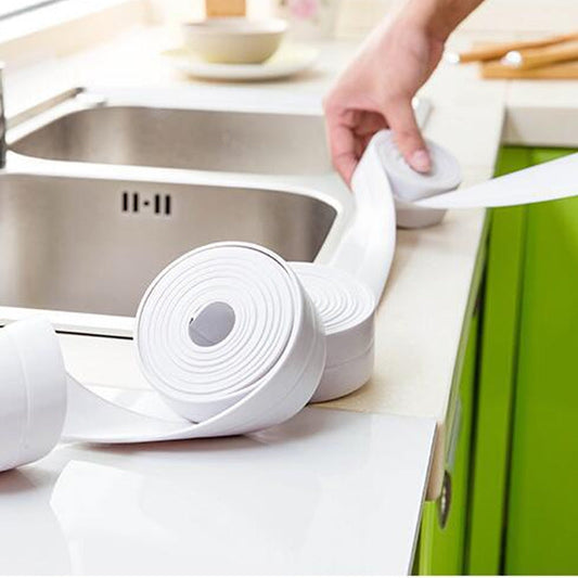 🏆LAST DAY SALE 50% OFF🔥White Waterproof Self Adhesive Caulk Tape