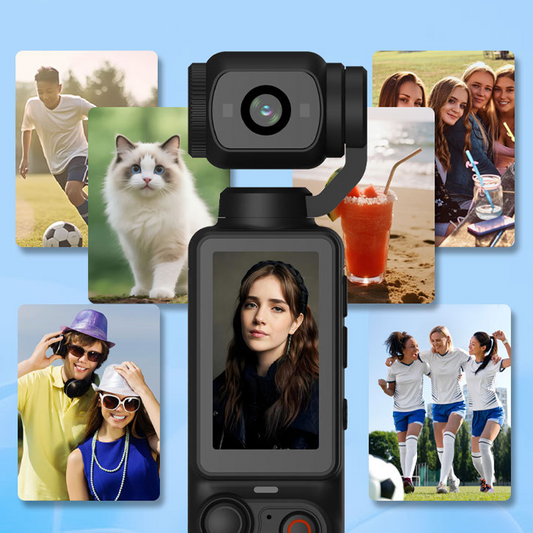 🏆LAST DAY SALE 50% OFF🔥Pocket Gimbal Camera with 1.9" Screen