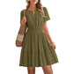 🔥Summer Hot Sale - 41% Off😍Women's Short Sleeve Tiered Mini Dress