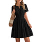🔥Summer Hot Sale - 41% Off😍Women's Short Sleeve Tiered Mini Dress