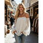 👚 50% OFF NOW! 🌸 Women's Bohemian Off-Shoulder Lace Top – 2026 New Arrivals – Romantic, breathable & perfect for summer, beach or festival vibes ✨